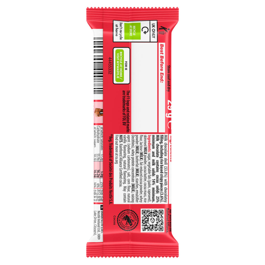 KitKat Official Chocolate Bar 29g