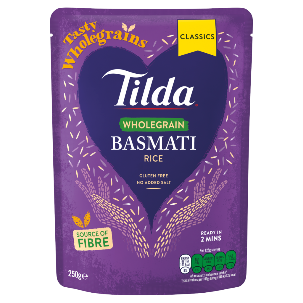 Tilda Wholegrain Basmati Rice 250g