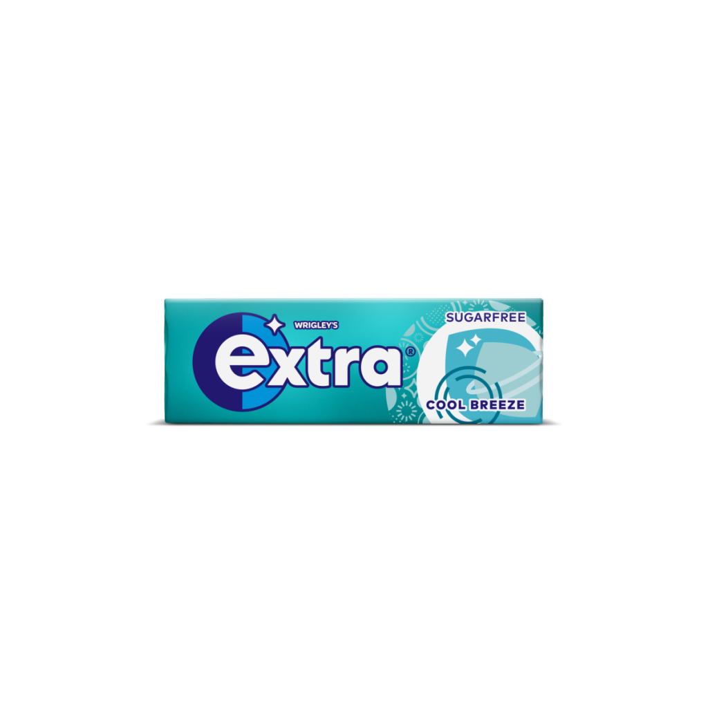 Extra Cool Breeze Sugar Free Chewing Gum x10 Pieces