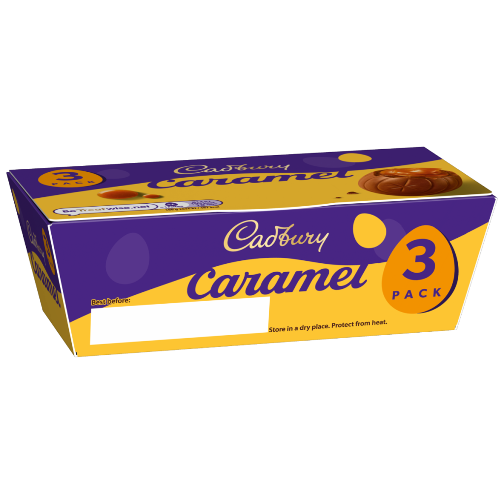 Cadbury Caramel Eggs 3 Pack Multipack 120g (3 x 40g)