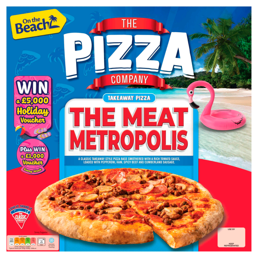 The Pizza Company Takeaway Pizza the Meat Metropolis 520g