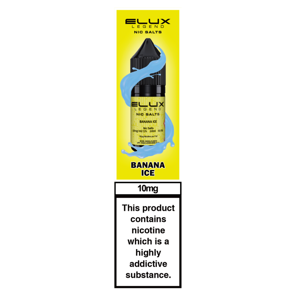 Elux Legend Nic Salts Banana Ice 10mg