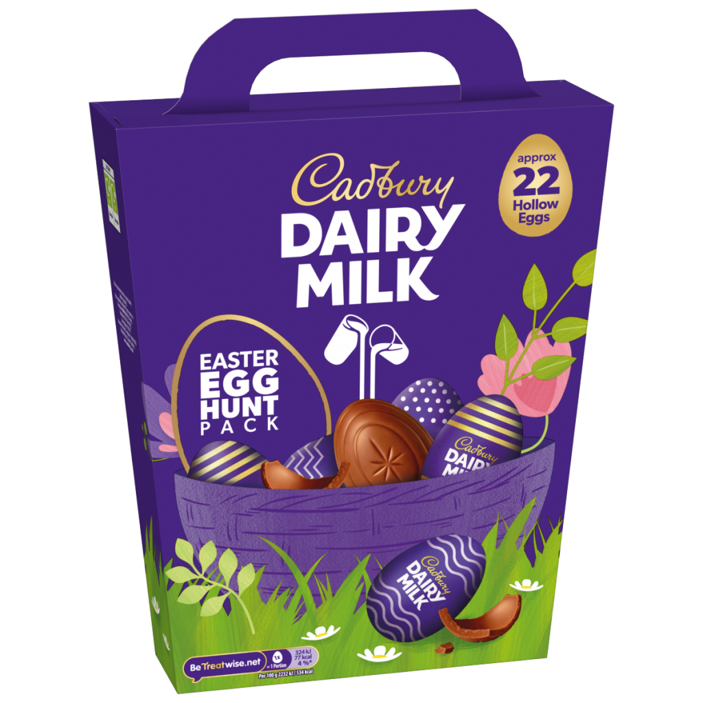 Cadbury Dairy Milk Chocolate Easter Egg Hunt Pack 317g