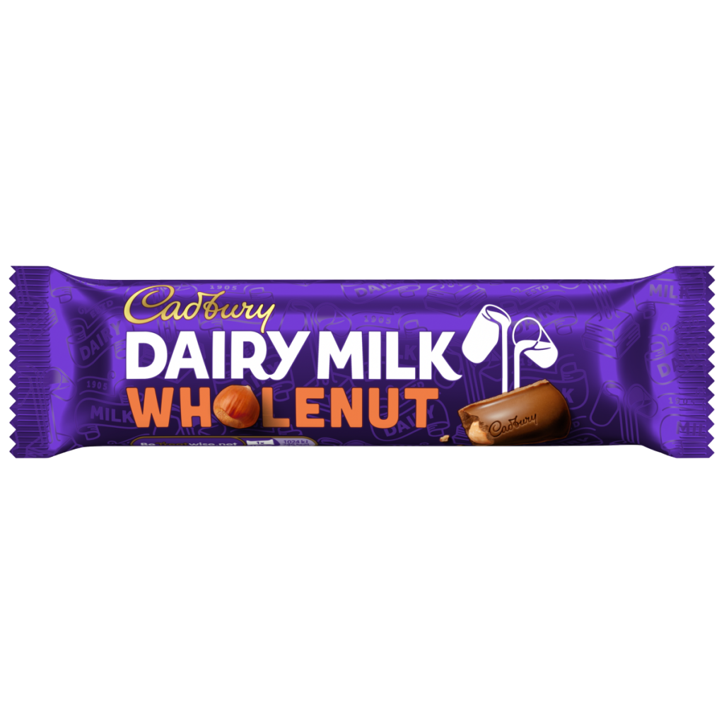 Cadbury Dairy Milk Wholenut Chocolate Bar 47 g