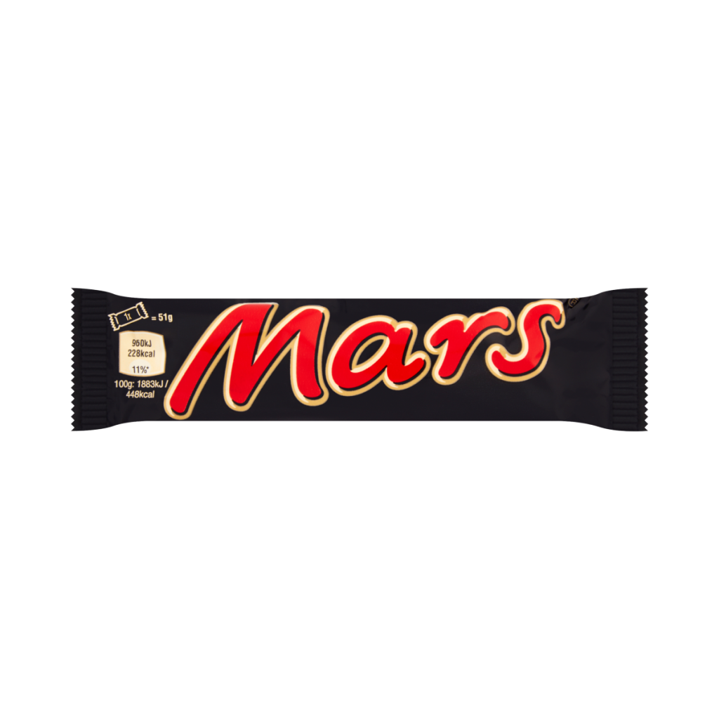 Mars, Caramel, Nougat & Milk Chocolate Snack Bar 51g