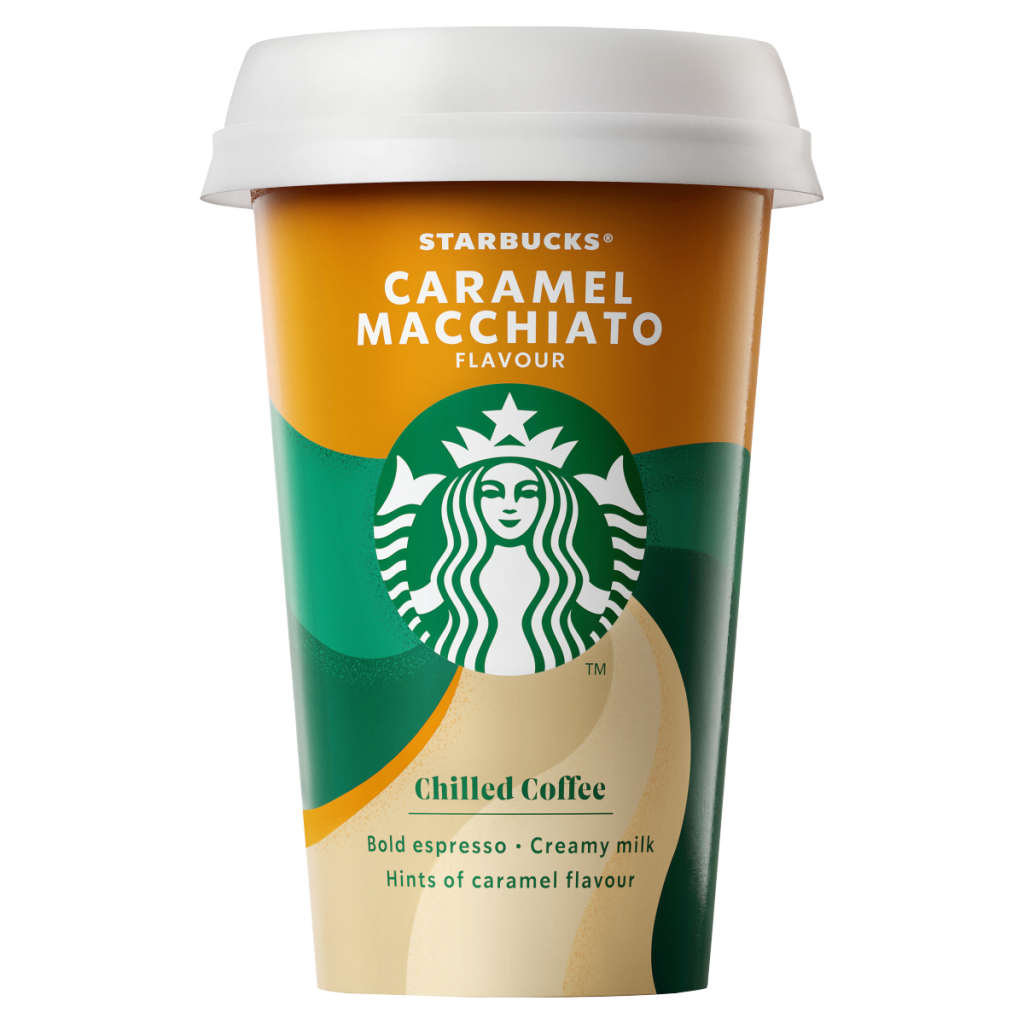 Starbucks Caramel Macchiato Flavour Chilled Coffee 220ml