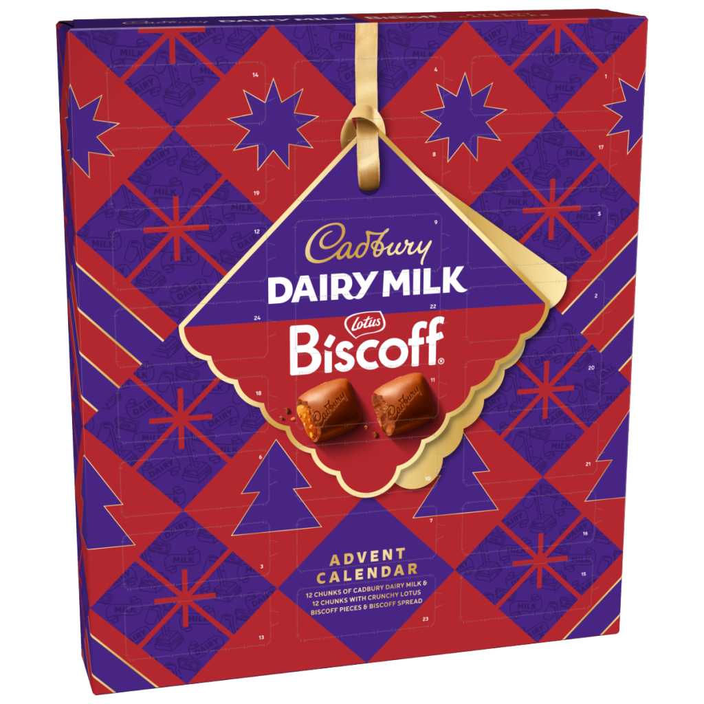 Cadbury Dairy Milk Biscoff Chocolate Christmas Advent Calendar 236 g