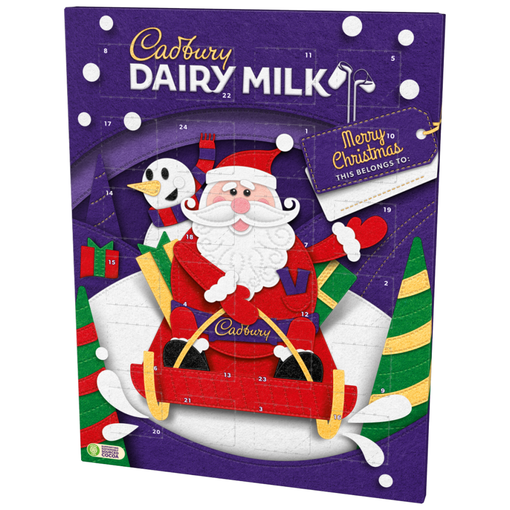 Cadbury Dairy Milk Chocolate Christmas Advent Calendar 90 g