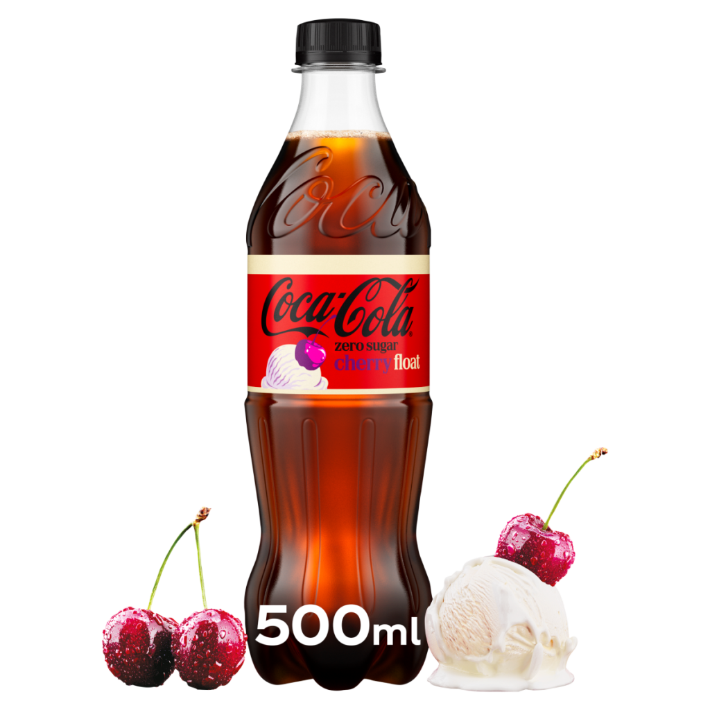 Coca-Cola Zero Sugar Cherry Float 500ml Bottle