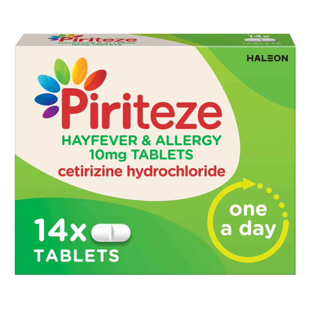 Piriteze Hayfever & Allergy Antihistamine Tablets, 14s