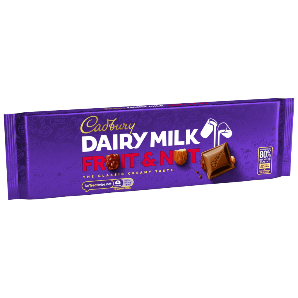 Cadbury Dairy Milk Fruit and Nut Chocolate Bar 280 g