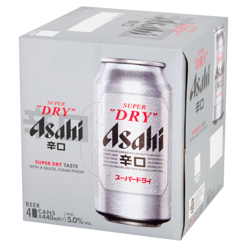 Asahi Super Dry Beer 4 x 440ml