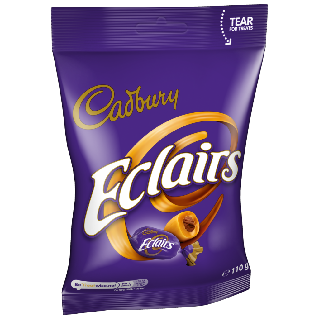 Cadbury Eclairs Sugar Confectionery 110g