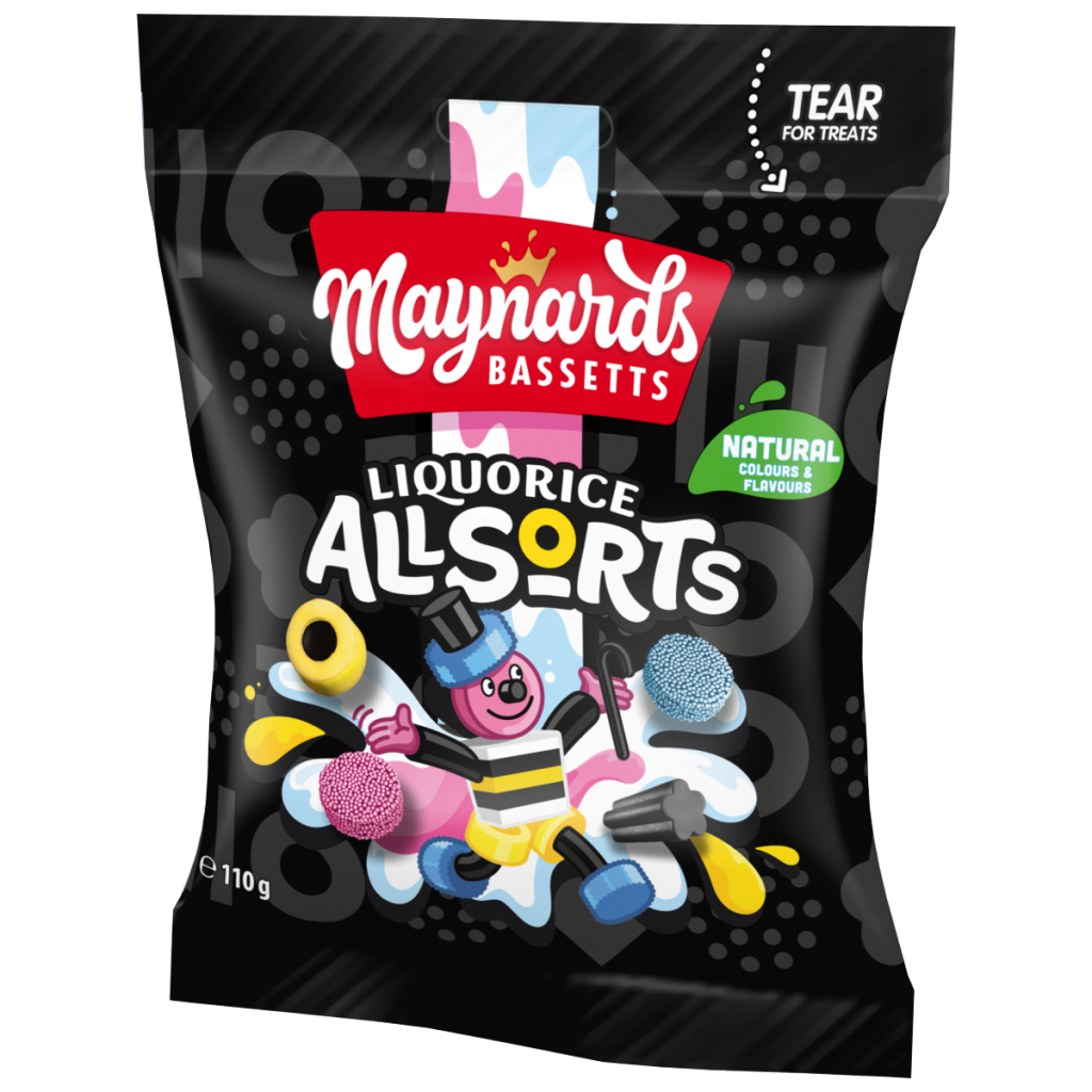 Maynards Bassetts Liquorice Allsorts Candy 110g