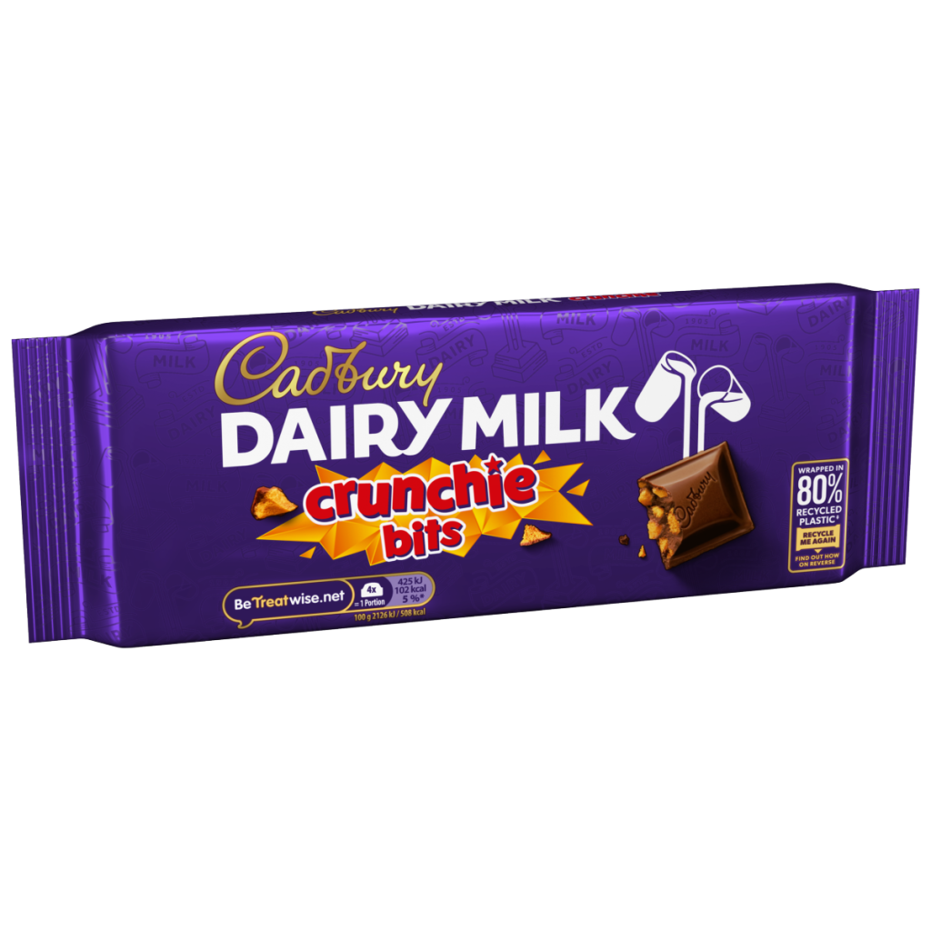 Cadbury Dairy Milk Crunchie Bits Chocolate Bar 180 g