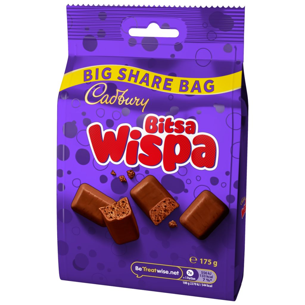 Cadbury Bitsa Wispa Chocolate Large Sharing Bag 175 g