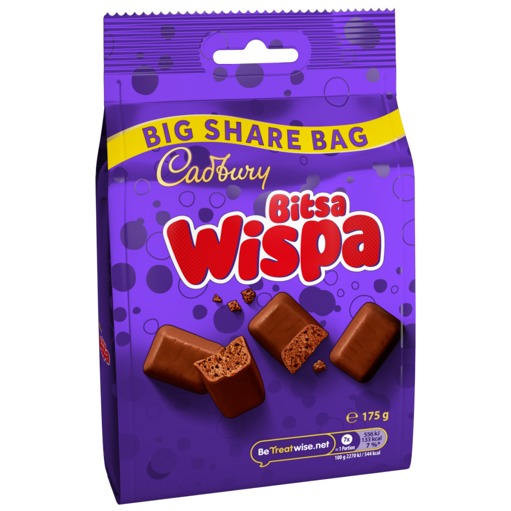 Cadbury Bitsa Wispa Chocolate Large Sharing Bag 175 g