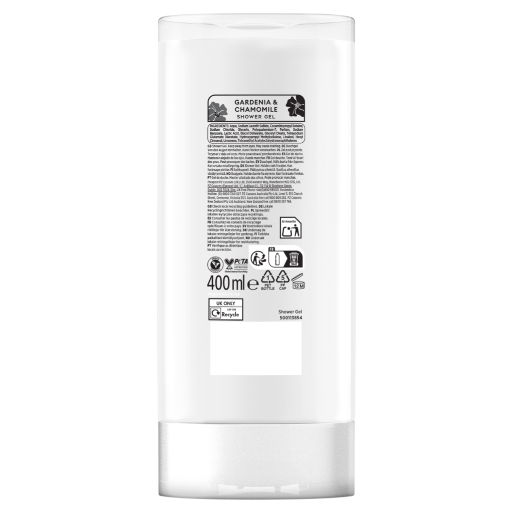 Cussons Collection Calming Gardenia & Chamomile Shower Gel 400ml