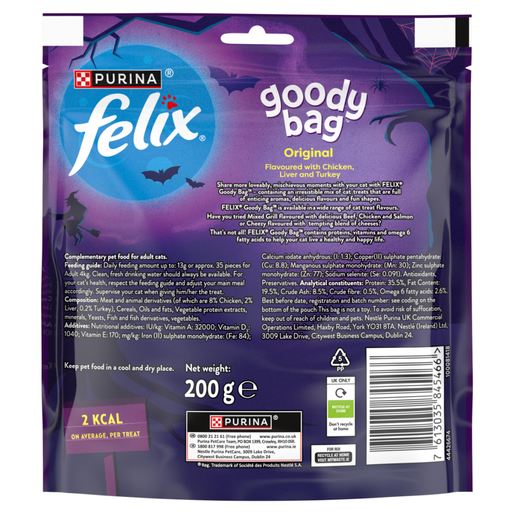FELIX Goody Bag Original Mix Cat Treats 200g
