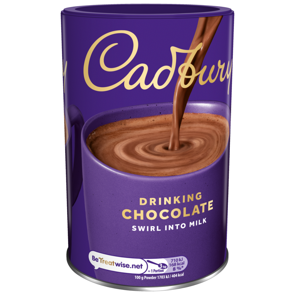 Cadbury Drinking Hot Chocolate Cocoa Powder Tin 500 g