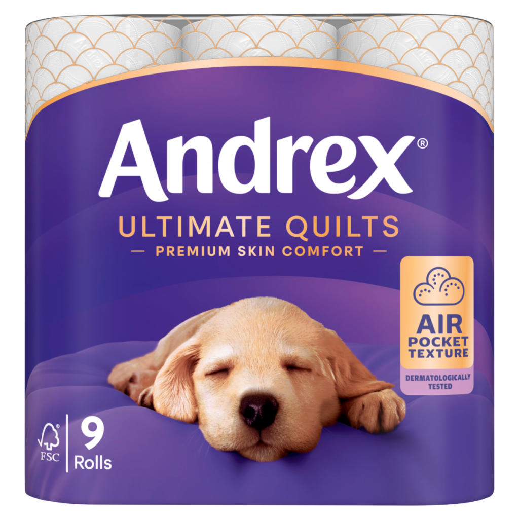 Andrex Ultimate Quilts 9 Rolls