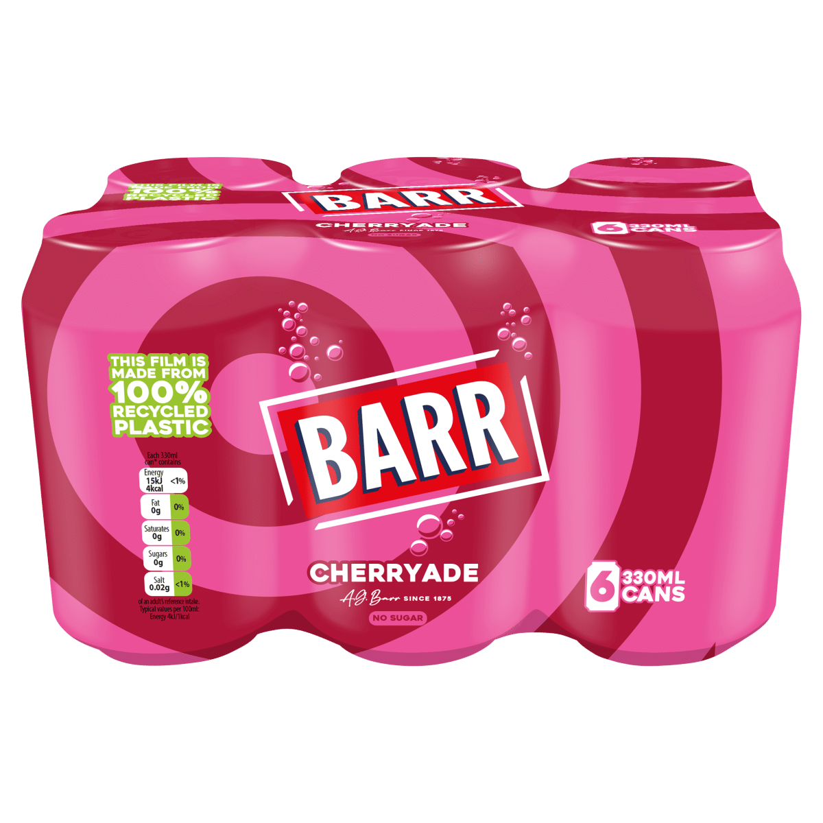 Barr Cherryade 6 x 330ml Cans