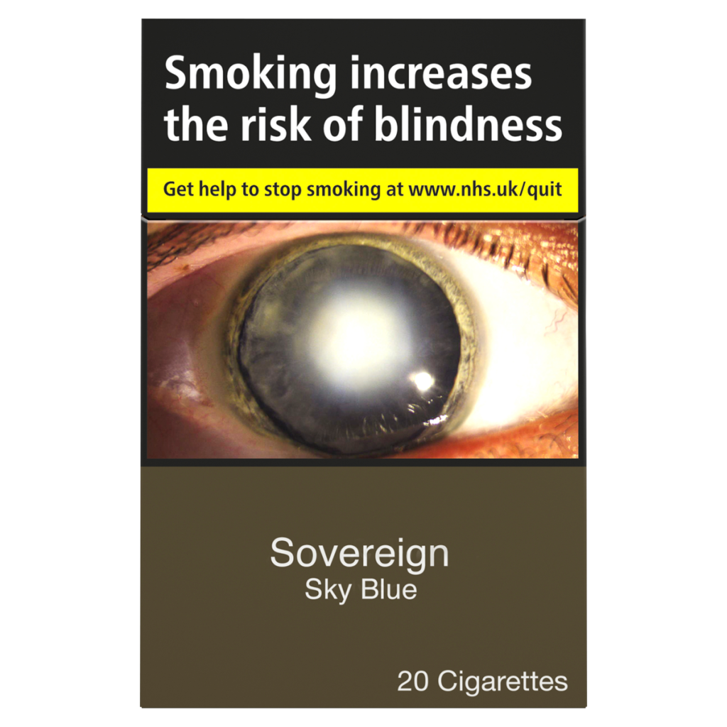 Sovereign Sky Blue 20 Cigarettes