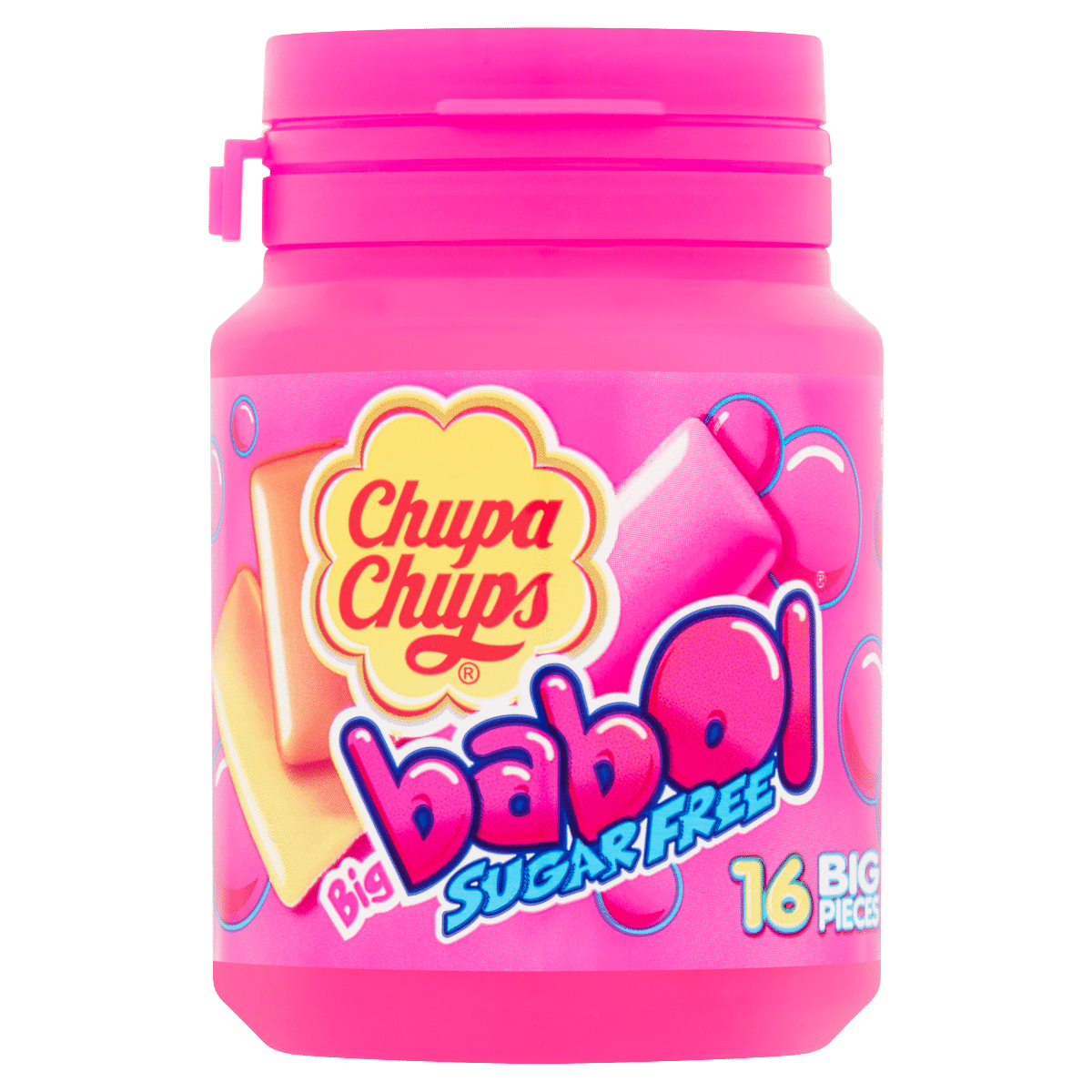 Chupa Chups 16 Big Babol Sugar Free 64g
