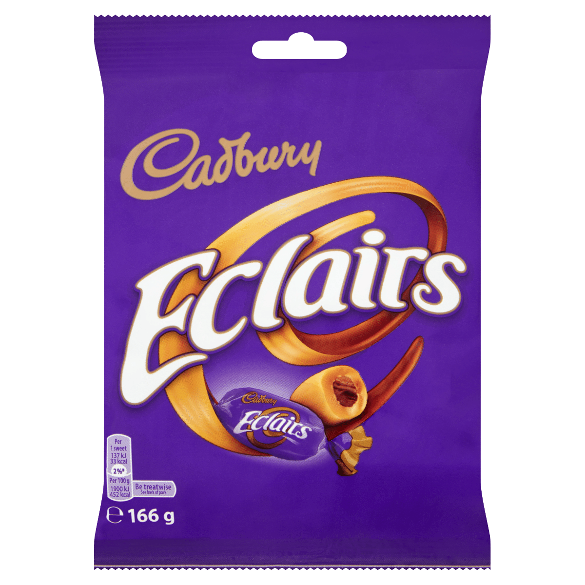 Cadbury Eclairs Classic Chocolate Bag 166g