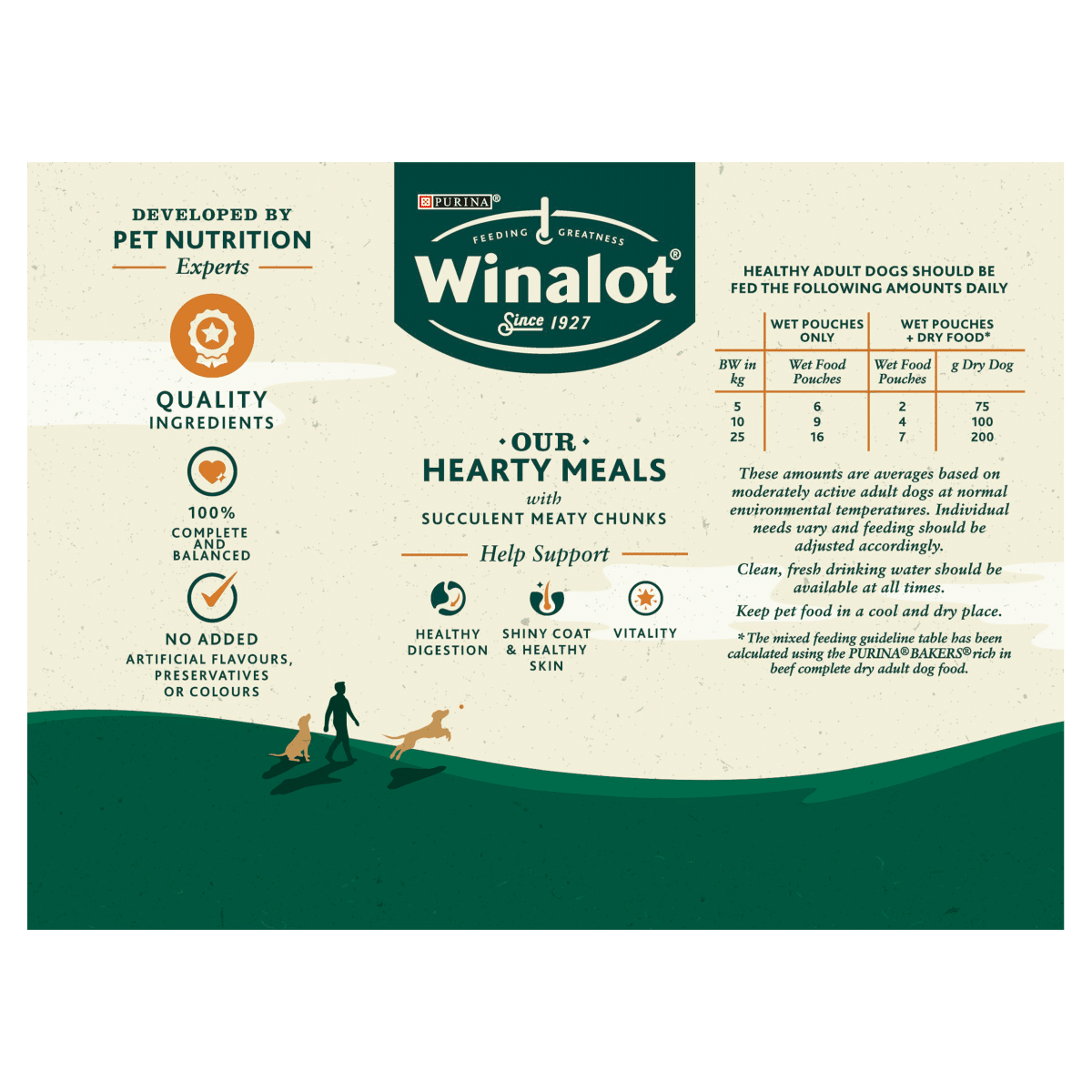 WINALOT Adult Dog Food Pouch Mixed in Gravy 12x100g