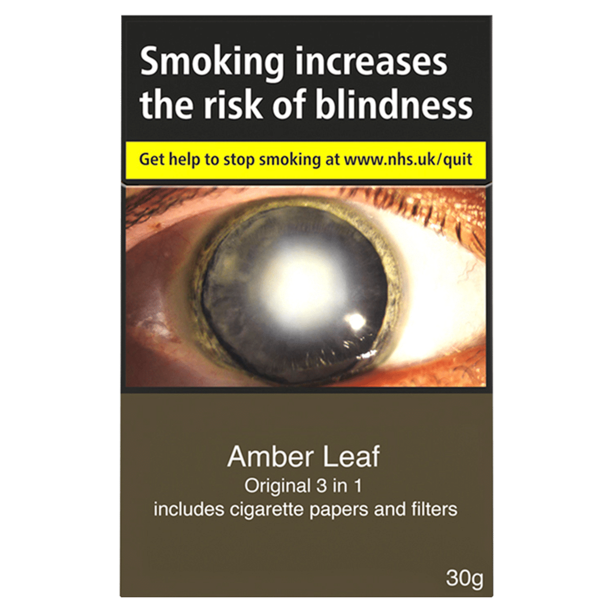 Amber Leaf Original 3 in 1 Tobacco 30g