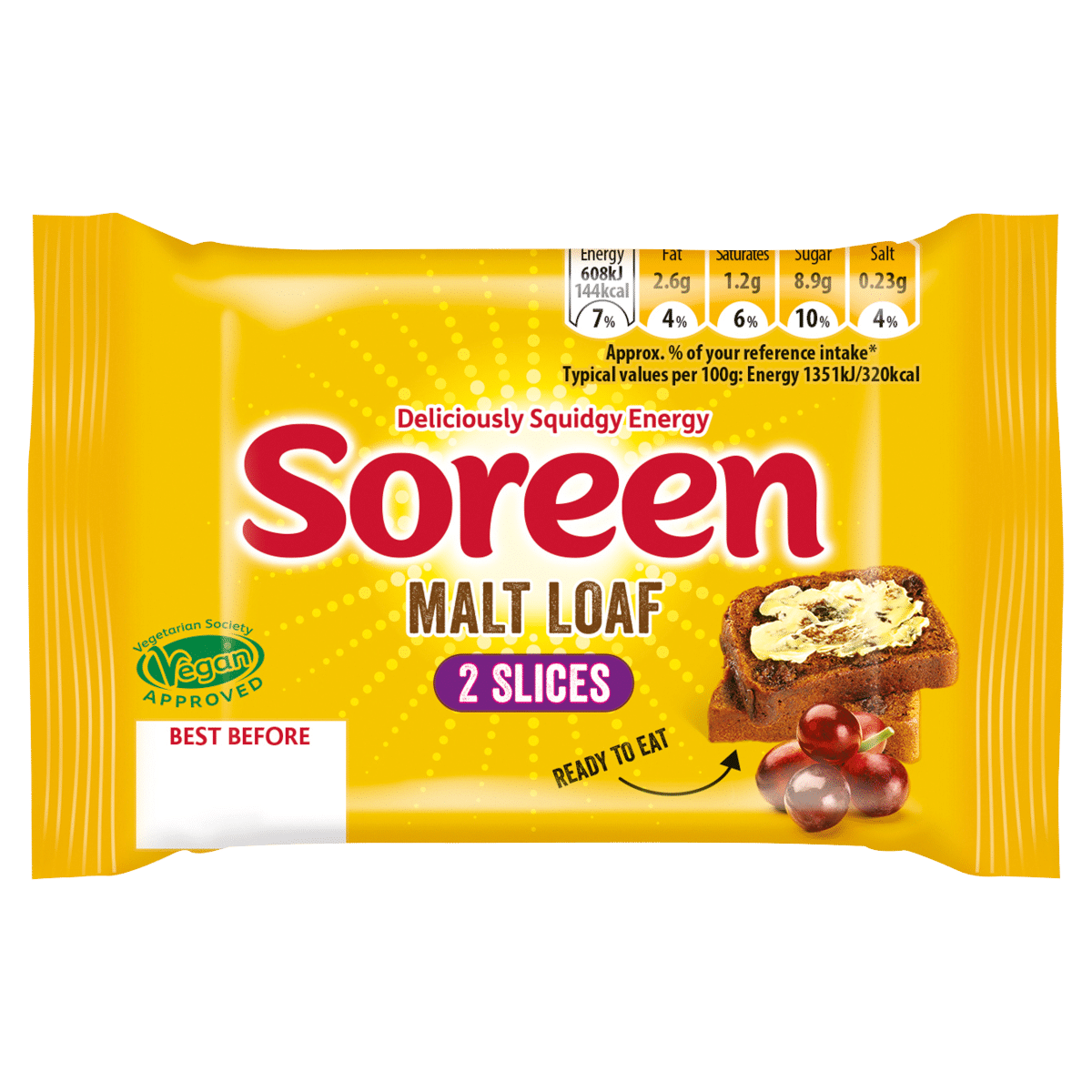 Soreen 2 Malt Loaf Slices 45g