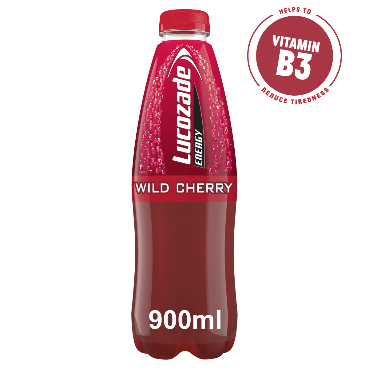 Lucozade Energy Drink Wild Cherry 900ml