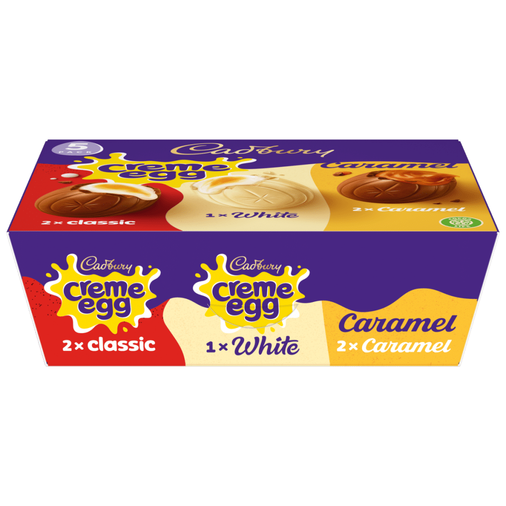 Cadbury Creme Egg Chocolate Mixed 5 Pack Multipack 200g (5 x 40g)