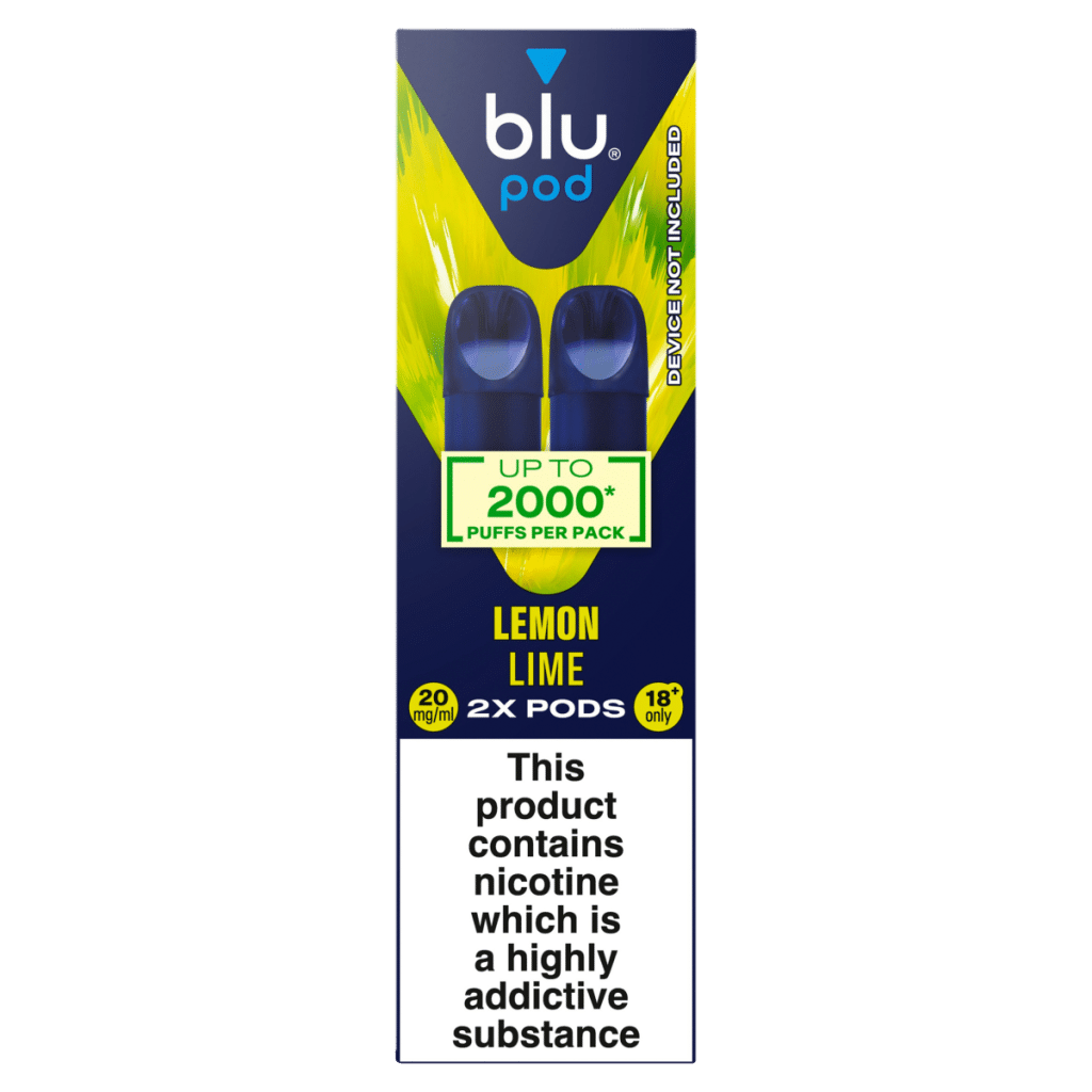 blu pod Lemon Lime 20mg/ml 2 x 2ml