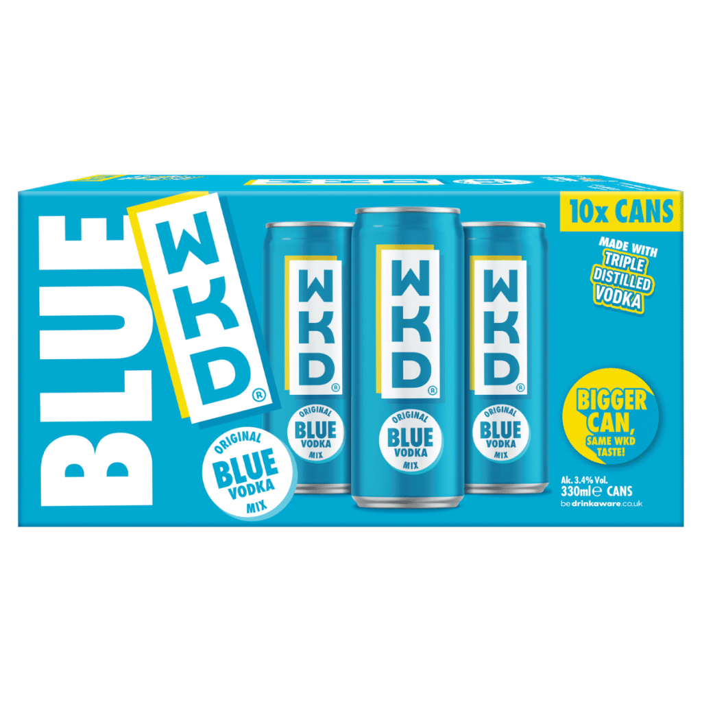 WKD Original Blue Vodka Mix 10 x 330ml
