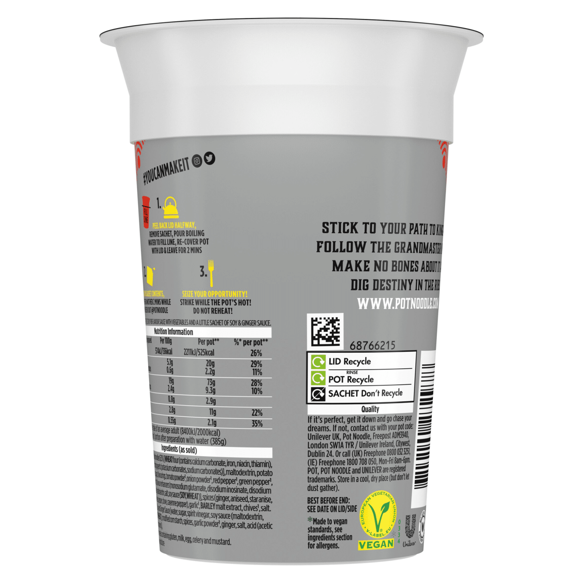 Pot Noodle  King Pot Sticky Rib 114 g