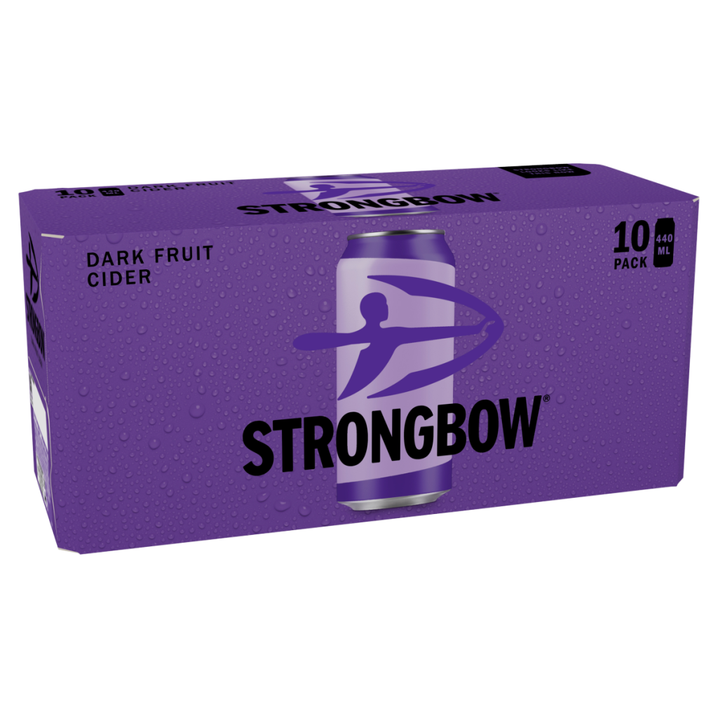 Strongbow Dark Fruit Cider Cans 10 x 440ml