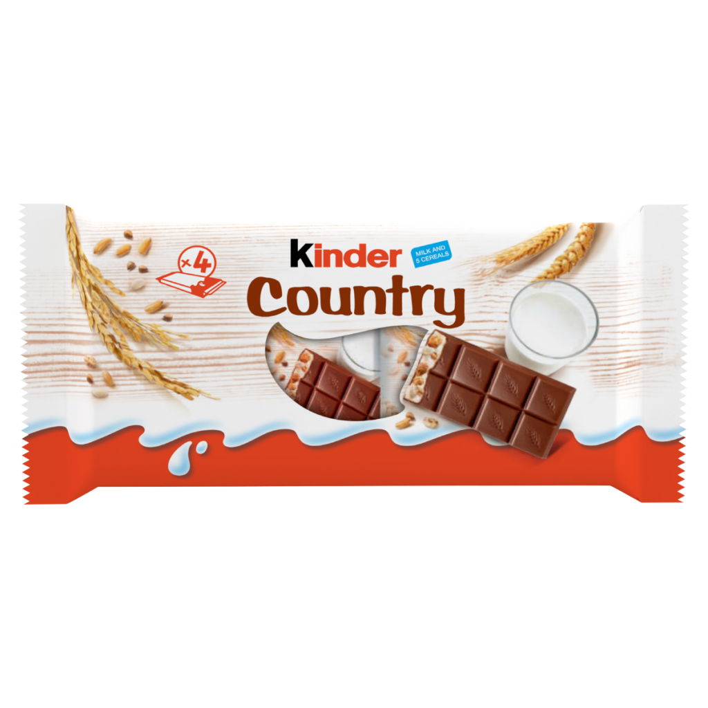 Kinder Milk and 5 Cereals Country 4 x 23.5g (94g)