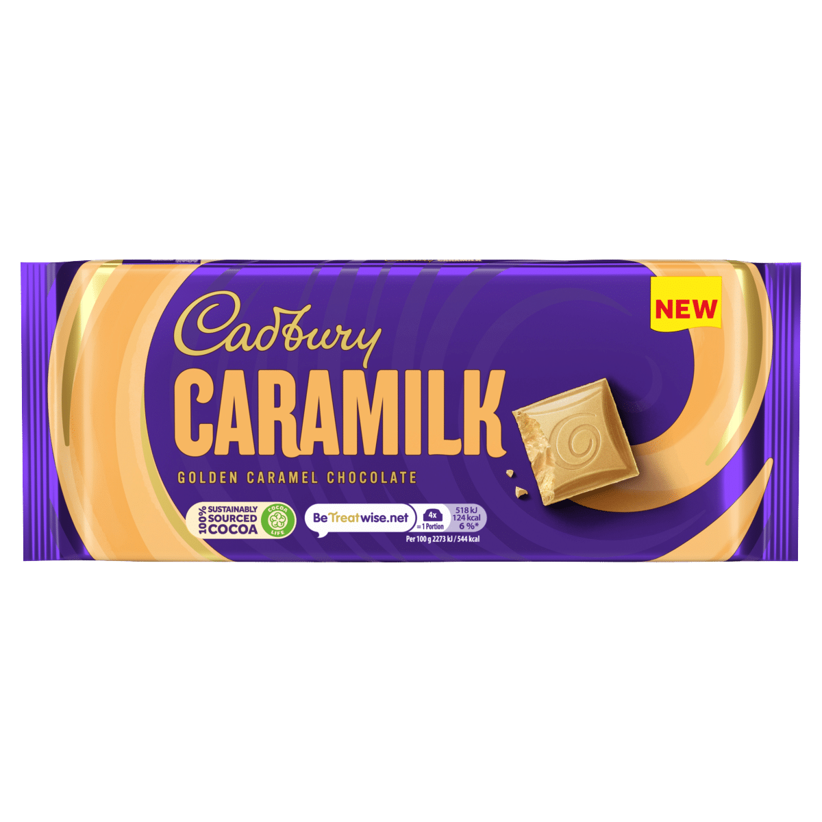 Cadbury Caramilk Golden Caramel Chocolate 160g