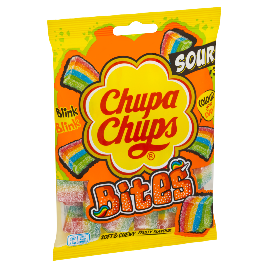 Chupa Chups Soft & Chewy Fruity Flavour Bites 130g