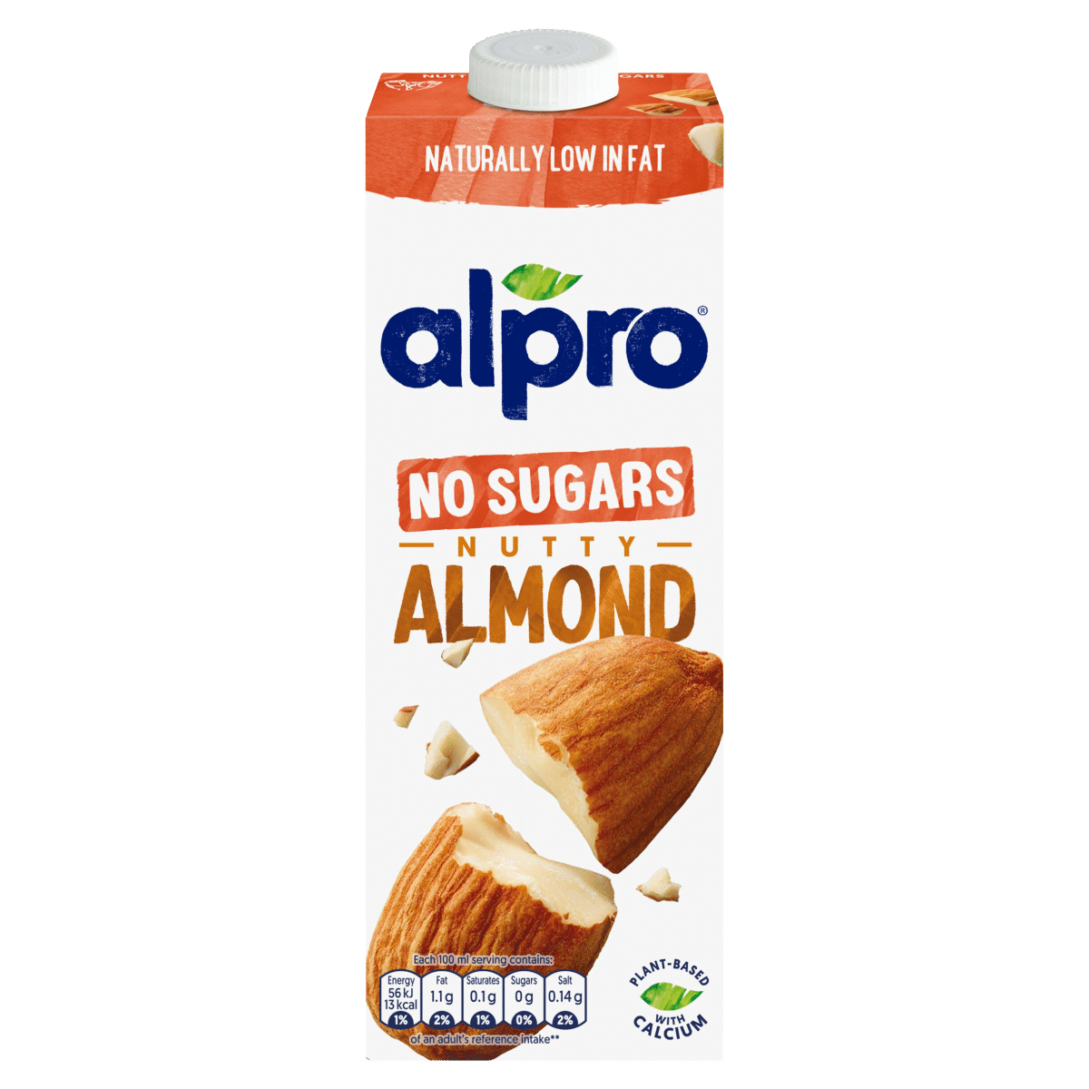 Alpro No Sugars Nutty Almond 1L