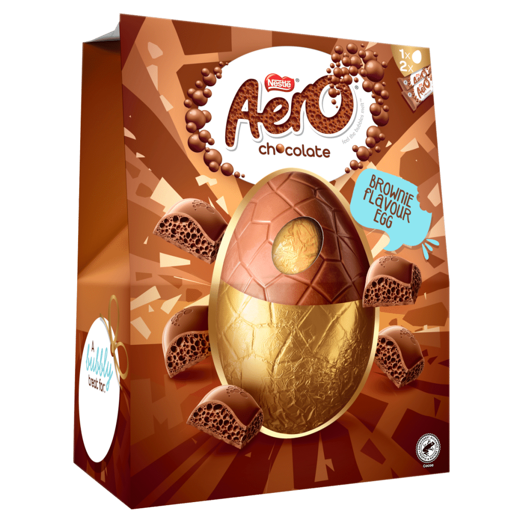 Aero Chocolate Brownie Flavour Egg 222g