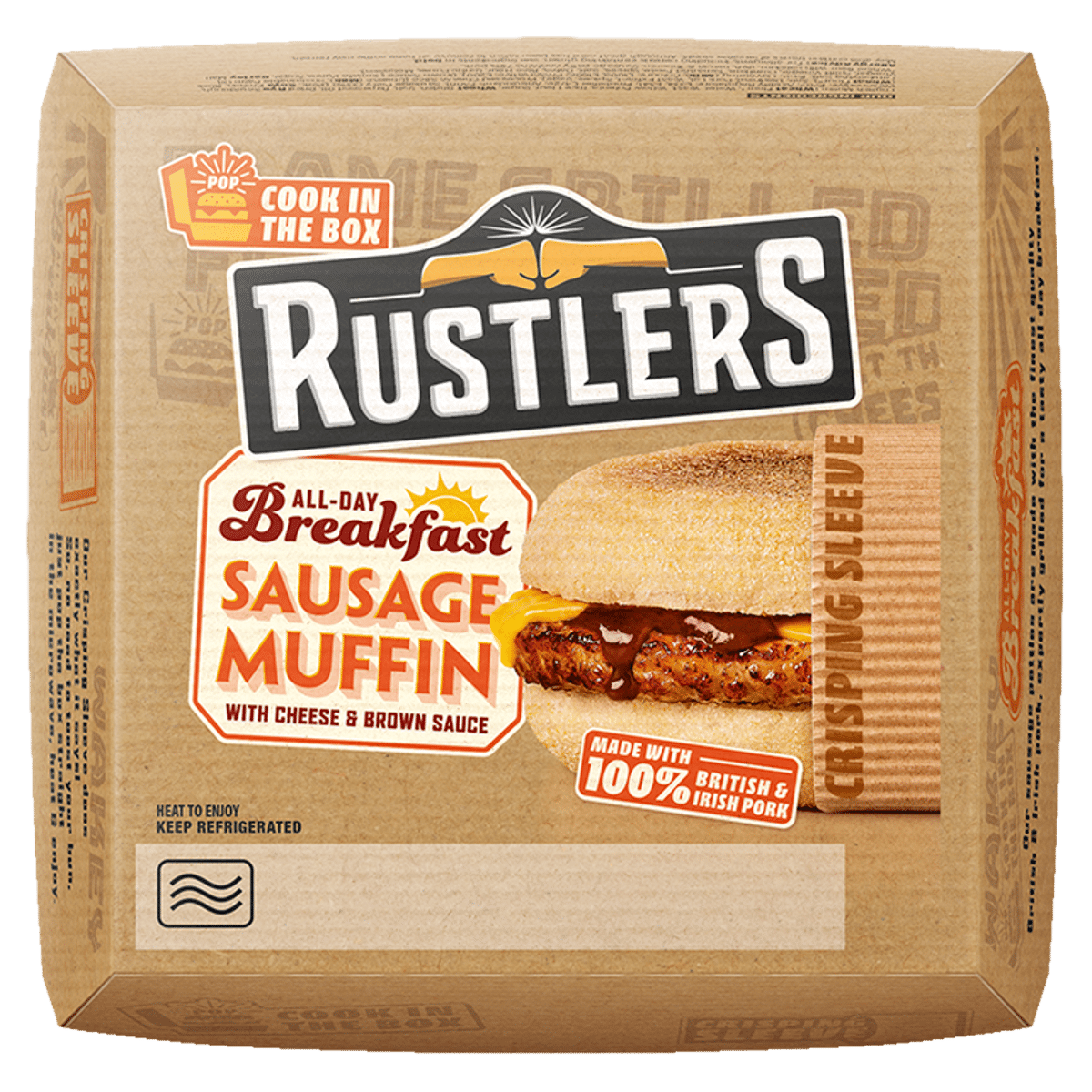 Rustlers All-Day Breakfast Sausage Muffin 133g