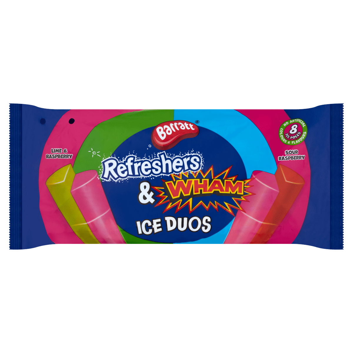 Barratt Refreshers & Wham Ice Duos 8 x 80ml (640ml)