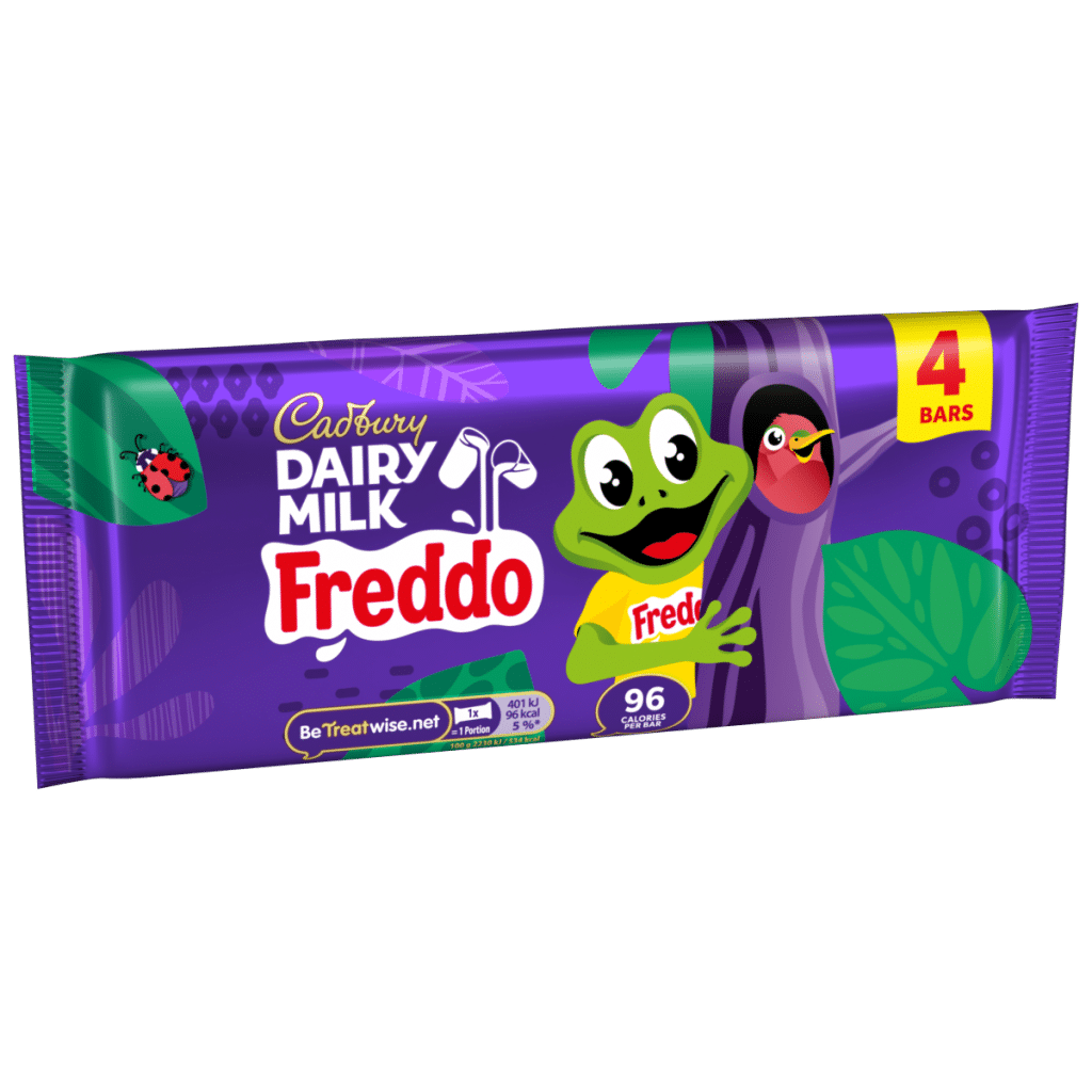 Cadbury Dairy Milk Freddo Chocolate Bar 4 Pack Multipack 72g (4 x 18g)