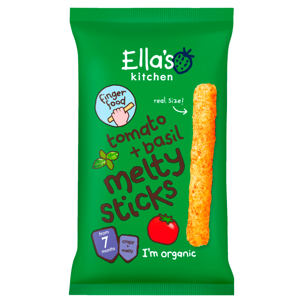 Ella’s Kitchen Tomato + Basil Melty Sticks from 7 Months 16g