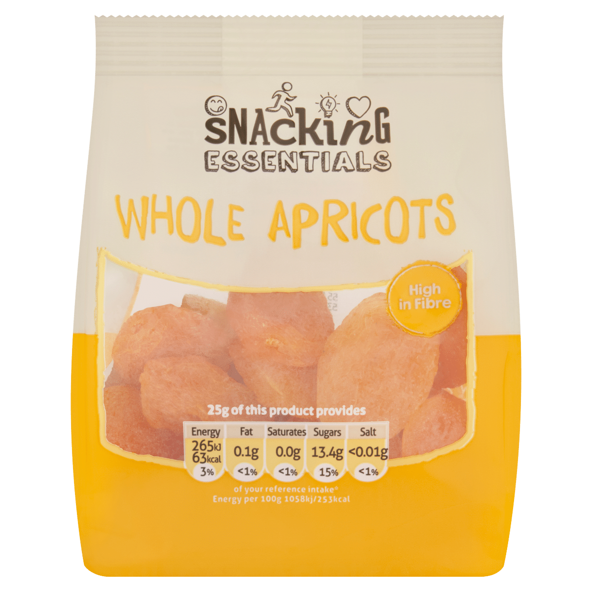 Snacking Essentials Whole Apricots 100g