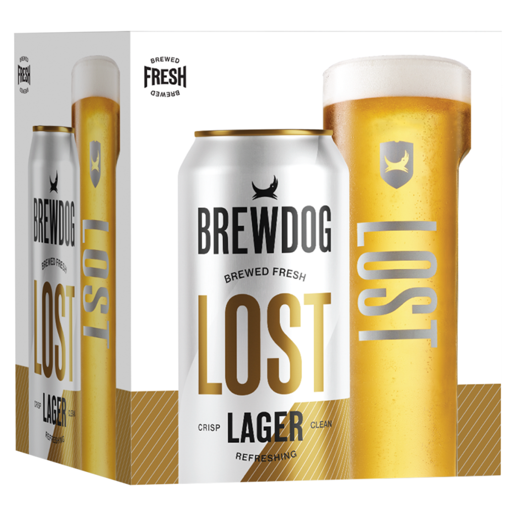 BrewDog Lost Lager 4 x 440ml