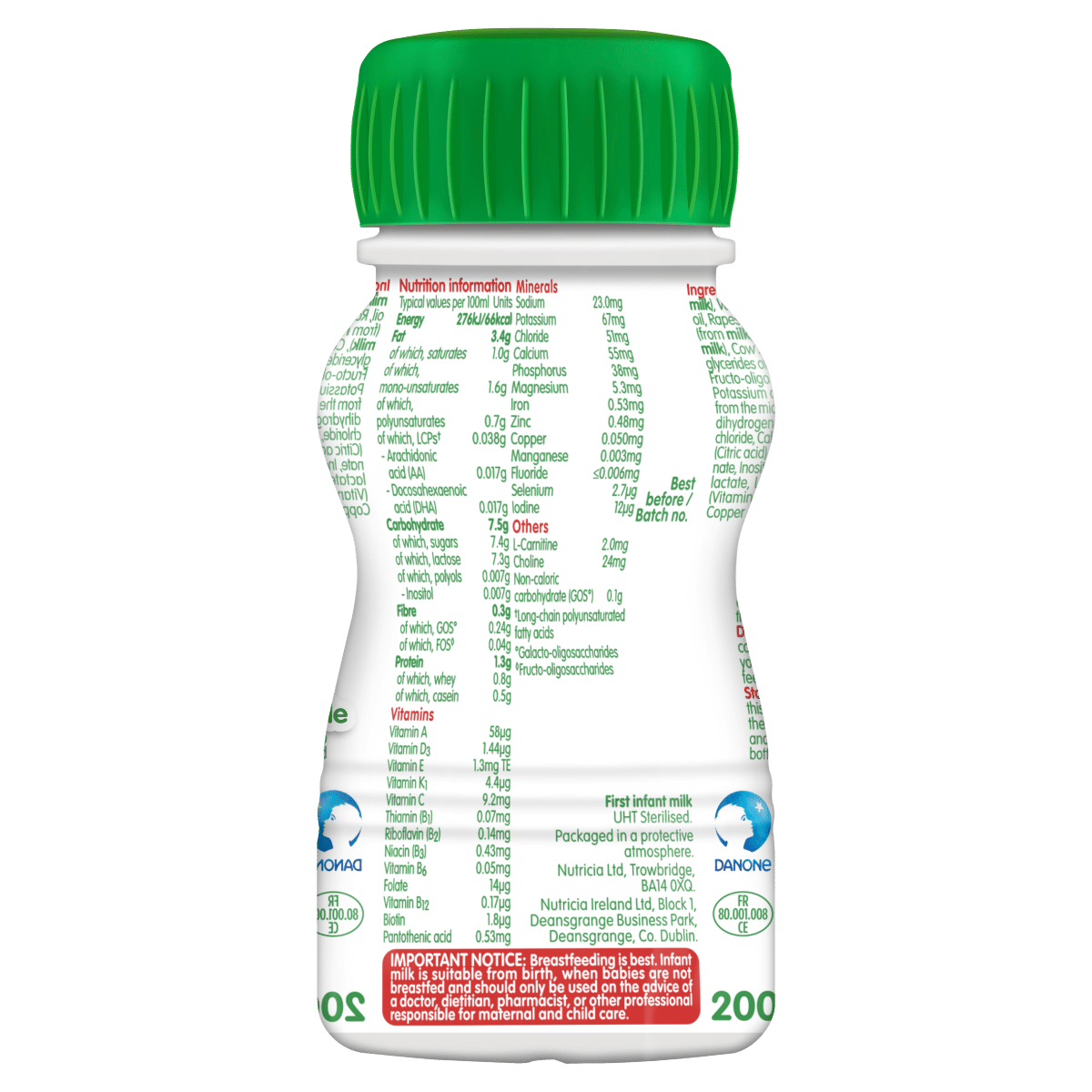 Cow & Gate 1 First Infant Milk from Birth 200ml